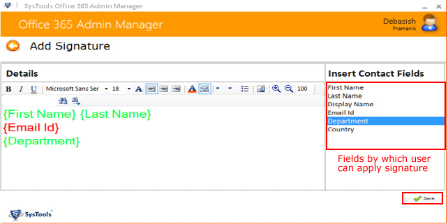 how to add signature to office 365