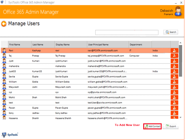 how to add new user in office 365